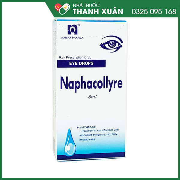 Naphacollyre thuốc nhỏ mắt trị nhiễm khuẩn